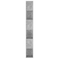 Petromila vidaXL Knižnica/deliaca stena, betónovo sivá 100x24x188 cm