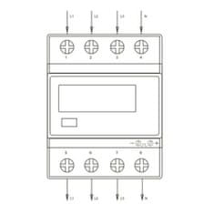 Eastron Trojfázový digitálny elektromer Eastron SDM72DR