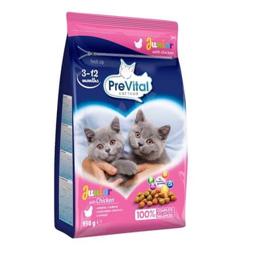 PreVital JUNIOR 950g granulované krmivo pre mačiatka kuracie