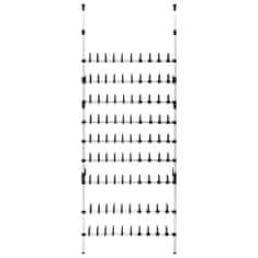 Petromila vidaXL Teleskopický stojan na topánky s hliníkovými tyčami