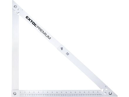 Extol Premium Uholník (8825109) skladací hliníkový 600mm, 45/90st