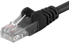 PremiumCord Patch kábel UTP RJ45-RJ45 level 5e, 2m, čierna