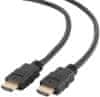 CABLEXPERT kábel HDMI-HDMI 1,8m, 1.4, M/M stíněný, zlacené kontakty, CCS, ethernet, čierna