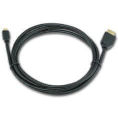 Gembird CABLEXPERT kábel HDMI-HDMI micro 1,8m, 1.3, M/M stíněný, zlacené kontakty, čierna