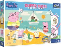 Trefl Obojstranné puzzle Prasiatko Peppa SUPER MAXI 24 dielikov