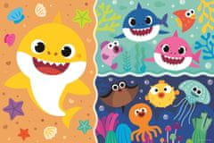 Trefl Obojstranné puzzle Baby Shark SUPER GIANT 15 dielikov