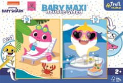 Trefl Obojstranné puzzle Baby Shark BABY MAXI 2x10 dielikov