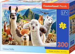 Castorland Puzzle Lamie selfie 200 dielikov