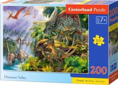 Castorland Puzzle Údolie dinosaurov 200 dielikov