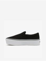 Vans Čierne dámske slip on tenisky na platforme VANS UA Classic Slip On Stackform 40 1/2