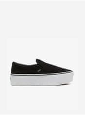 Vans Čierne dámske slip on tenisky na platforme VANS UA Classic Slip On Stackform 40 1/2