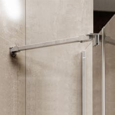 Mereo Novea sprchovací kút, obdĺž., 110x80x200 cm, pravý, chróm CK10514ZP - Mereo