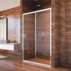 Mereo Lima sprchové dvere zasúvacie, dvojdielne, 110x190 cm, chróm, sklo číre 6 mmCK80413K - Mereo
