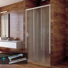 Mereo Lima sprchové dvere zasúvacie, trojdielne, 90x190 cm CK80622KZ - Mereo