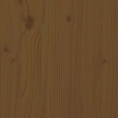 Vidaxl Nočný stolík medovohnedý 40x35x49 cm masívne borovicové drevo