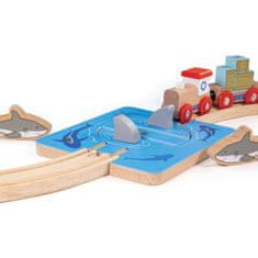 Bigjigs Rail Vír so žralokmi