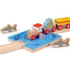 Bigjigs Rail Vír so žralokmi