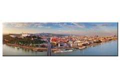 Peknastena  Obrazy na stenu - Bratislava - panoráma - 170x50cm