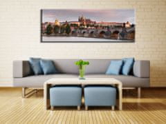 Peknastena Obrazy na stenu - Praha - panoráma - 170x60cm