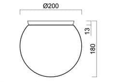 OSMONT OSMONT 71529 SKAT 1 stropné/nástenné plastové svietidlo IP65 4000 K 9W LED DALI