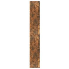 Vidaxl Knižnica/priehradka tmavý dub 100x30x198 cm spracované drevo