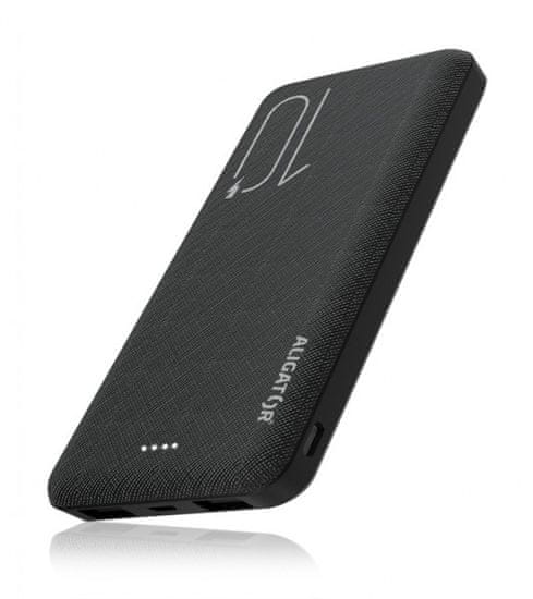 Aligator Powerbanka PBAL1000, 10 000mAh 2v1 PBAL1000BK, čierna