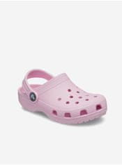 Crocs Svetloružové dievčenské papuče Crocs 29-30