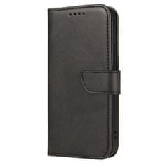 IZMAEL Magnetické Puzdro Elegant pre Xiaomi Redmi Note 11 Pro/Redmi Note 11 Pro+ 5G/Poco X4 NFC - Čierna KP24638