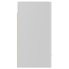 Vidaxl Závesná skrinka, lesklá biela 50x31x60 cm, kompozitné drevo