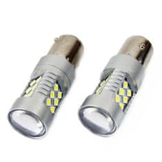 AMIO LED žiarovky CANBUS 3030 24SMD 1156 BA15S P21W White 12V/24V