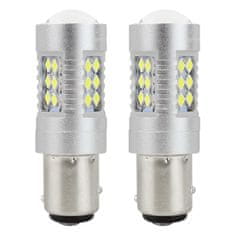 AMIO LED žiarovky CANBUS 3030 24SMD 1157 BAY15D P21/5W White 12V/24V