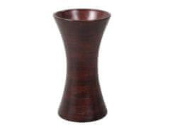 Váza R WOOD keramická tmavo hnedá matná v23cm