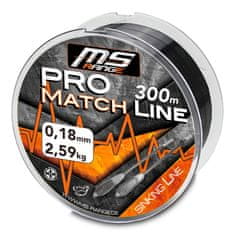 MS Range vlasec Pre Match Line 300 m 0,13 mm