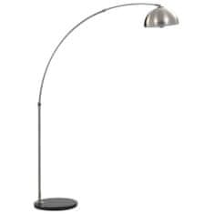 Vidaxl Oblúková lampa strieborná 170 cm 60 W E27