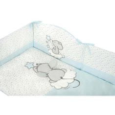 BELISIMA 6-dielne posteľné obliečky Cute Mouse 100/135 tyrkysové