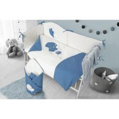 BELISIMA 5-dielne posteľné obliečky Ballons 90/120 modré