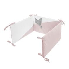 BELISIMA 5-dielne posteľné obliečky Mouse 100/135 růžové