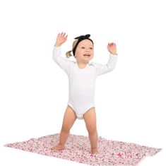 NEW BABY Detská deka z Minky Medvedíkovia ružová 80x102 cm