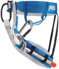 Petzl Horolezecký úväzok Tour sivá/modrá S/M - rozbalené