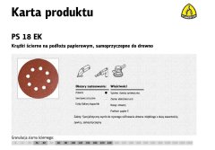 shumee KLINGSPOR SAMOLEPIACI BRÚSNY KOTÚČ 125mm PS18EK tl. 40 GLS5 8-DIERKOVÉ/50 ks.