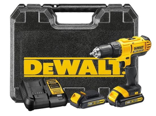 DeWalt Vŕtačka/šrotovník 18V 42/24Nm 2X1,3Ah Li-Ion Dcd771C2