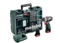 Metabo Metabo vŕtací skrutkovač 10,8 V 34/17 Nm 2X2,0 Ah Li-Ion + 63 Powermaxx Bs Set Príslušenstvo