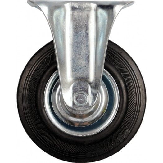 Vorel Pevné koleso s čiernou gumou 200 mm 87307