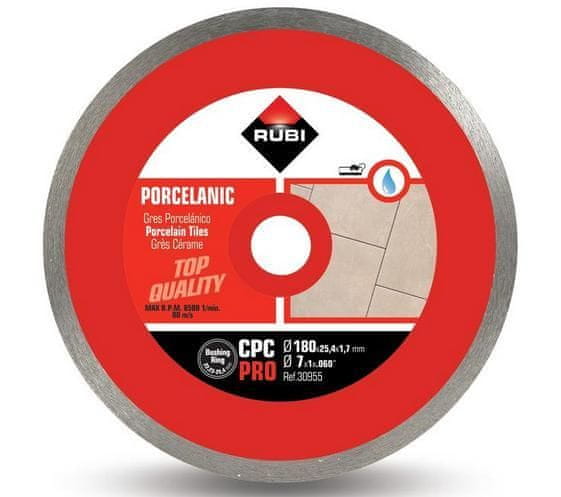 Rubi Diamantový kotúč Cpc 180 X 25,4 mm Pro na porcelánovú kameninu