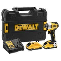 DeWalt rázový uťahovák 18V 190Nm 2X3.0Ah Tstak Dcf809L2T