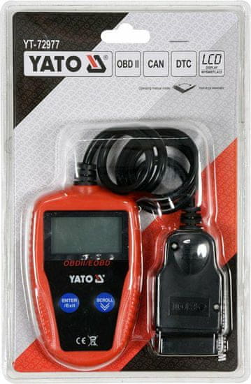 YATO Diagnostický tester Obd/Eobd