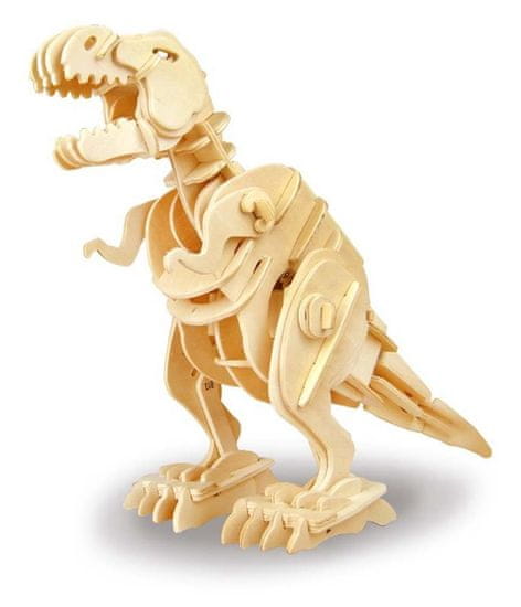 Robotime Rokr 3D drevené puzzle Chodiaci T-Rex 85 dielikov