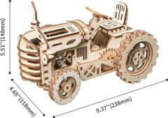 Robotime Rokr 3D drevené puzzle Traktor 135 dielikov