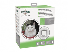 Nobby Prechodné dvierka pre mačky a malé psy PetSafe Dvierka Cat Flap biele