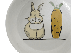 Nobby Keramická miska pre hlodavce a malé zvieratá "Carrot Plus" biela 300ml